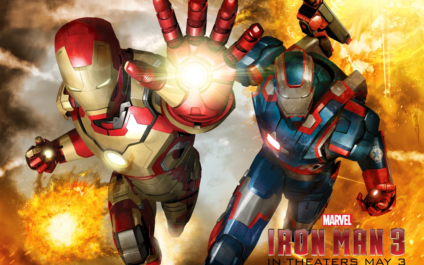 Iron Man 3 2013 钢铁侠3 最新高清壁纸6 - 1440x900