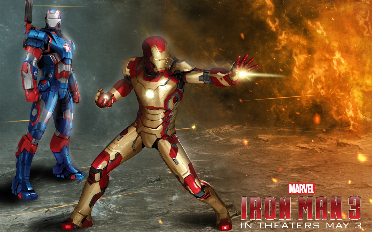Iron Man 3 2013 钢铁侠3 最新高清壁纸7 - 1440x900