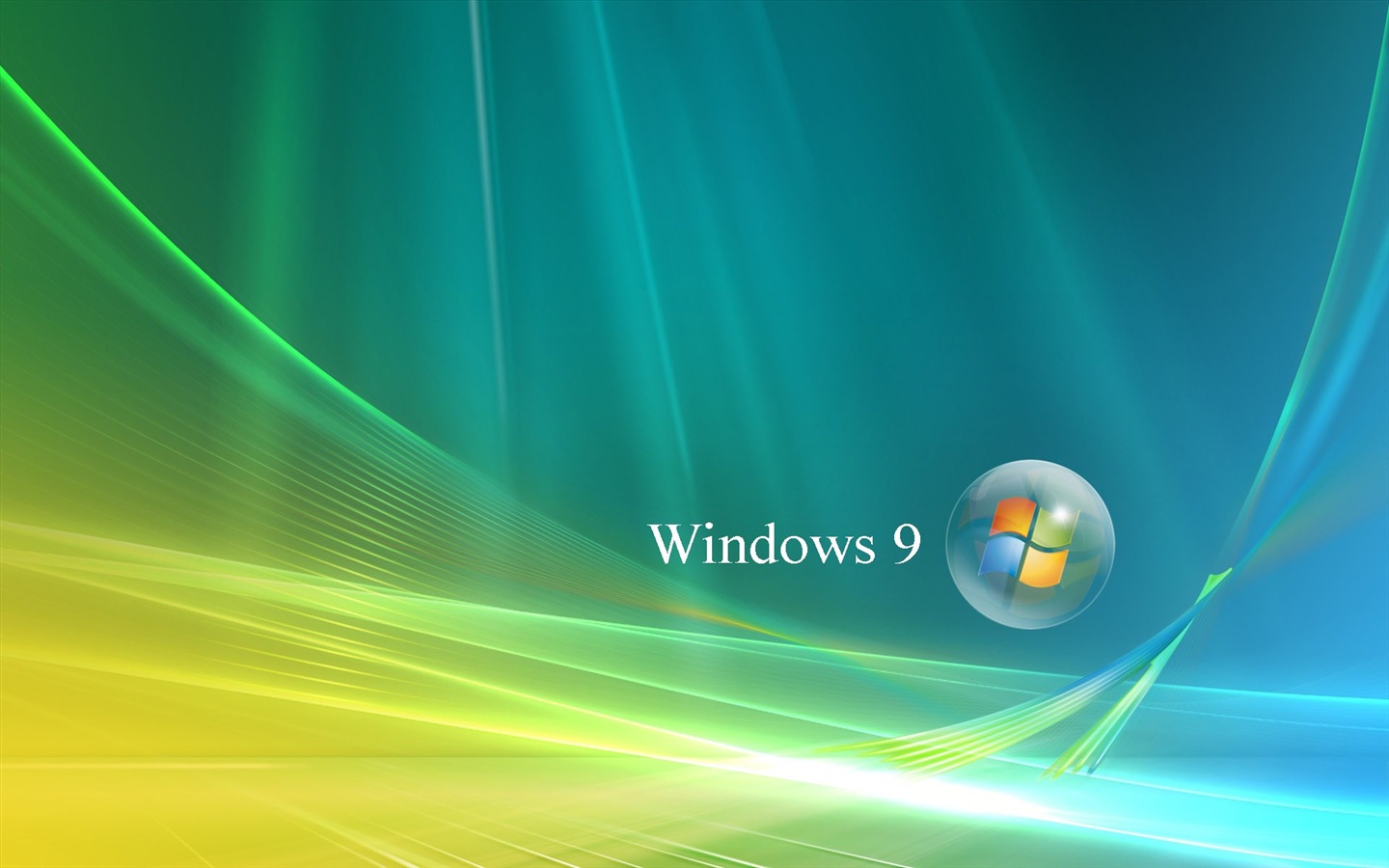 마이크로 소프트 윈도우 9 시스템 테마 HD 배경 화면 #20 - 1440x900