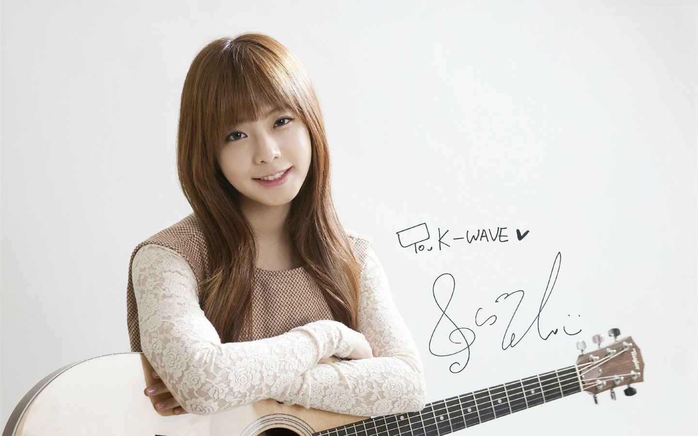 Juniel Corea hermosa niña HD wallpaper #2 - 1440x900