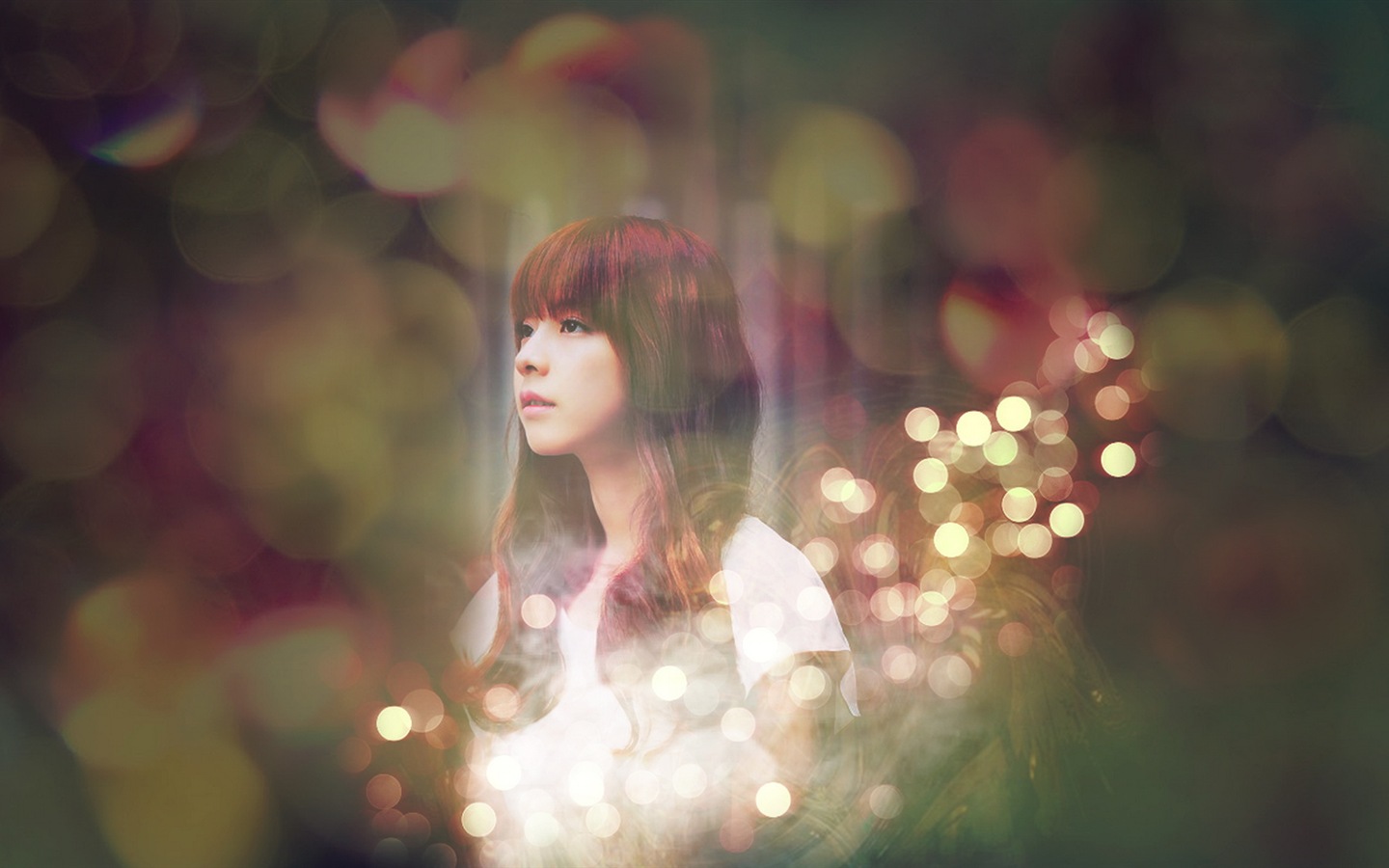 JUNIEL Korea krásné HD tapety na plochu dívky #12 - 1440x900