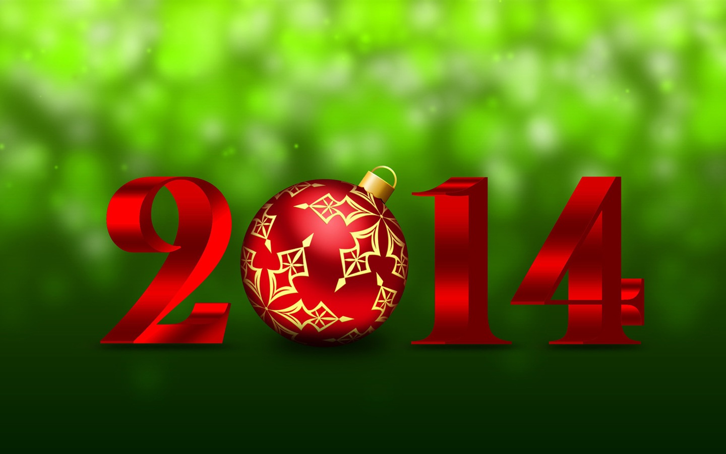 2014 Новый год Стиль Обои (1) #3 - 1440x900