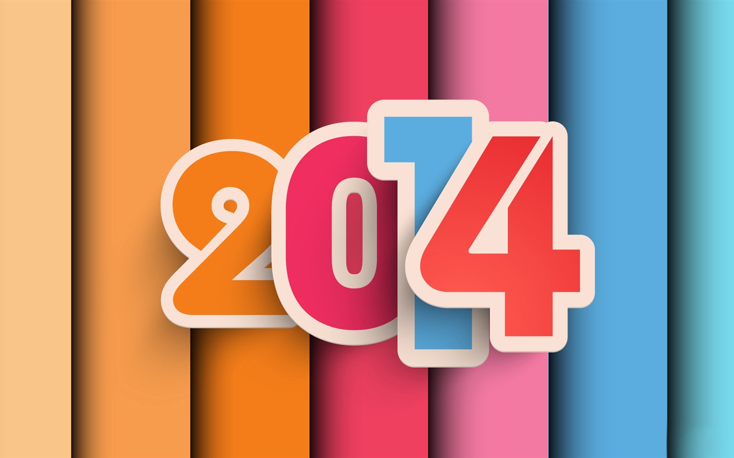 2014 Новый год Стиль Обои (1) #9 - 1440x900