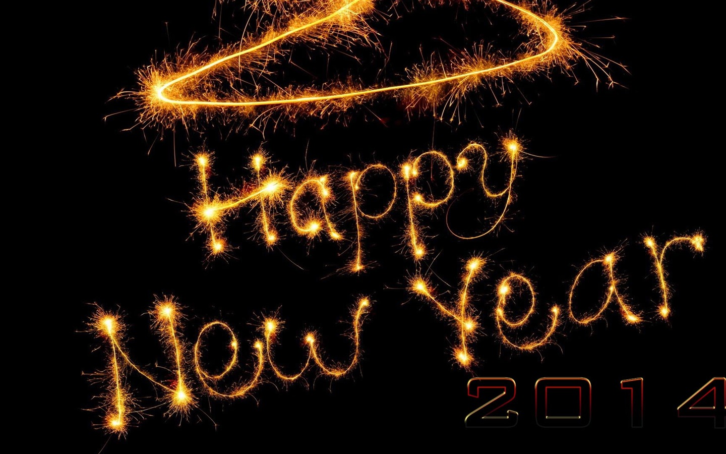 2014 New Year Theme HD Fonds d'écran (1) #19 - 1440x900
