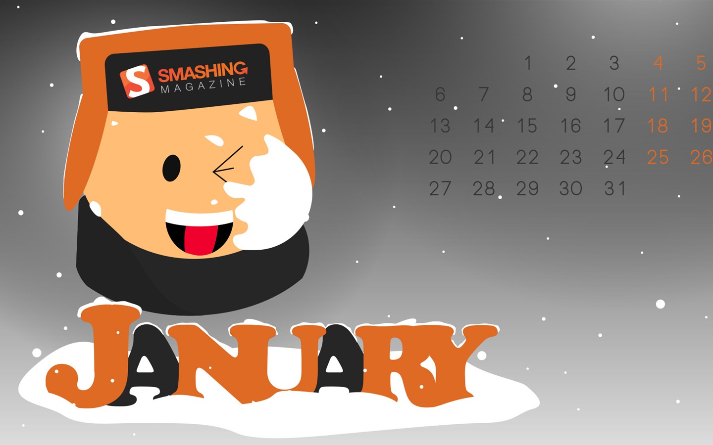 01 2014 Calendar Wallpaper (2) #12 - 1440x900