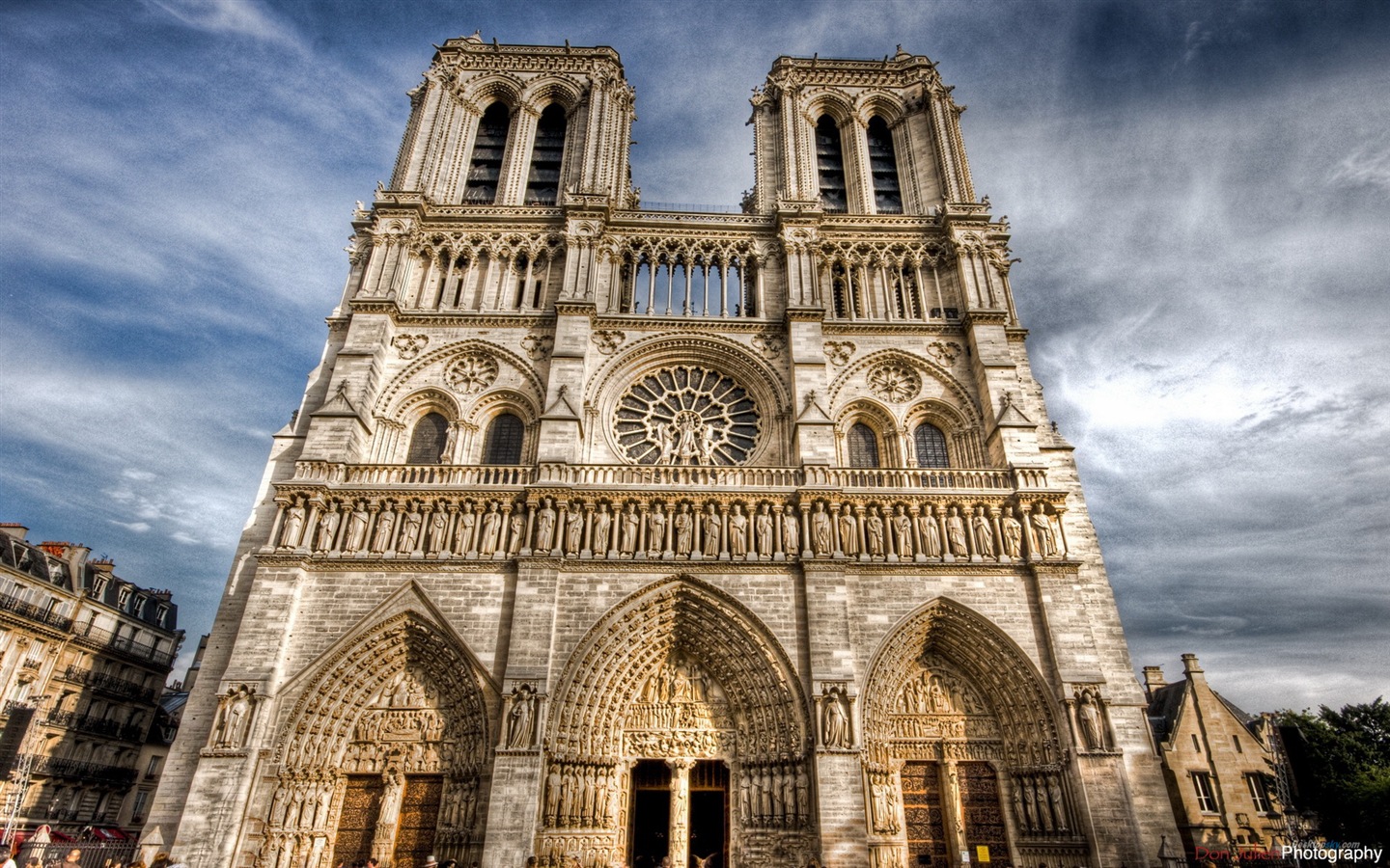 巴黎圣母院 高清风景壁纸14 - 1440x900