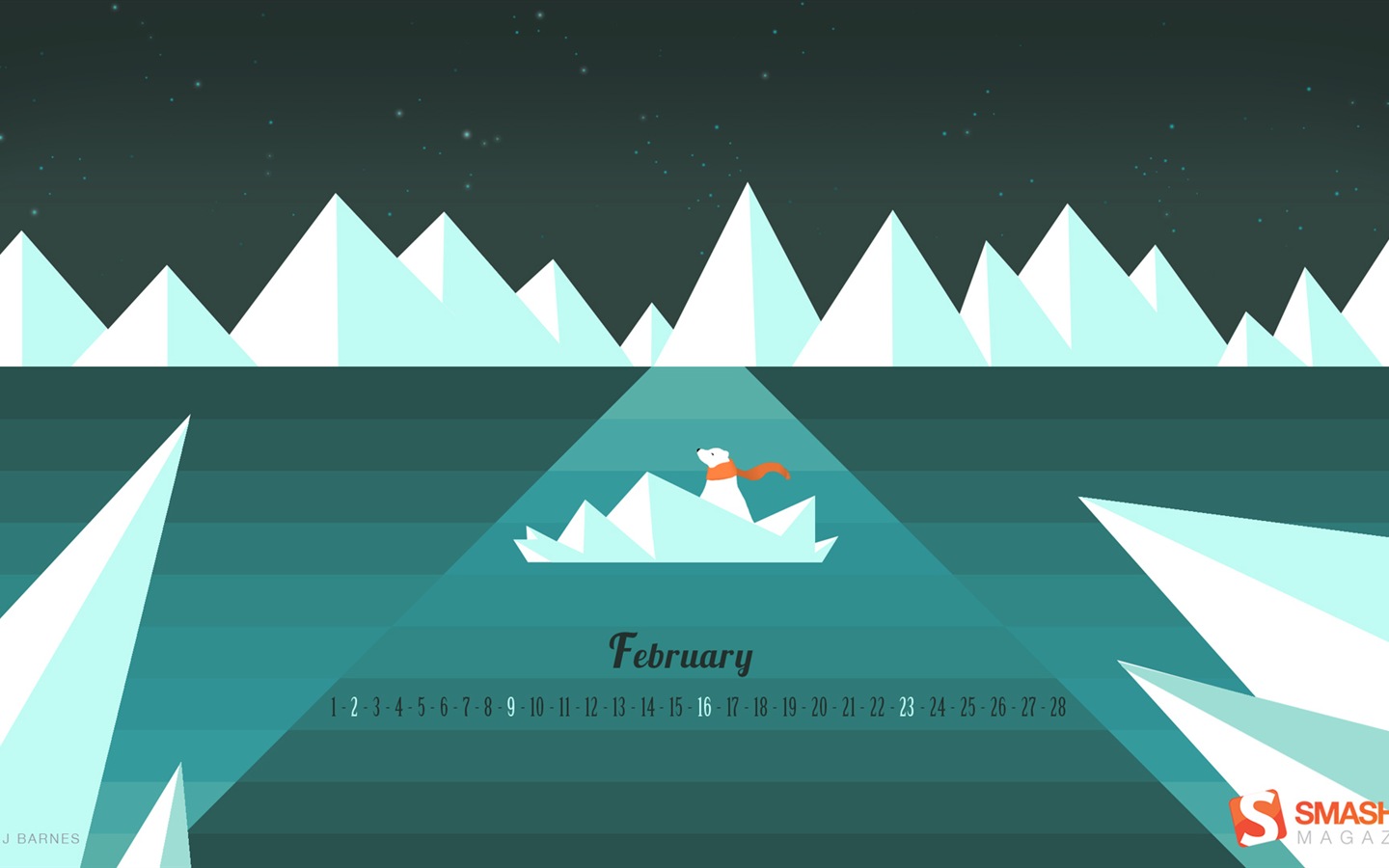 February 2014 Calendar wallpaper (1) #11 - 1440x900