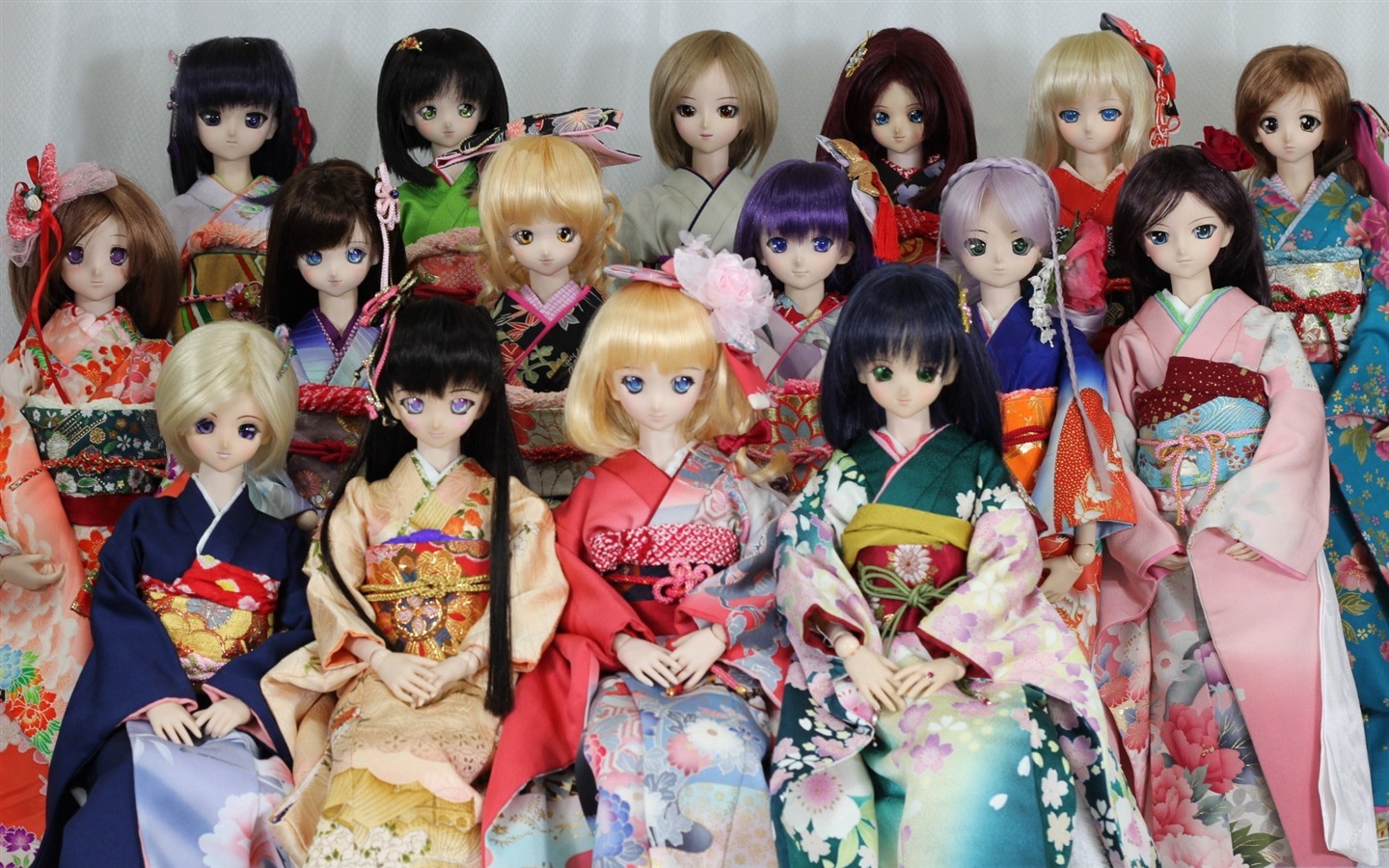 아름다운 슈퍼 Dollfie 장난감 소녀의 HD 배경 화면 #16 - 1440x900