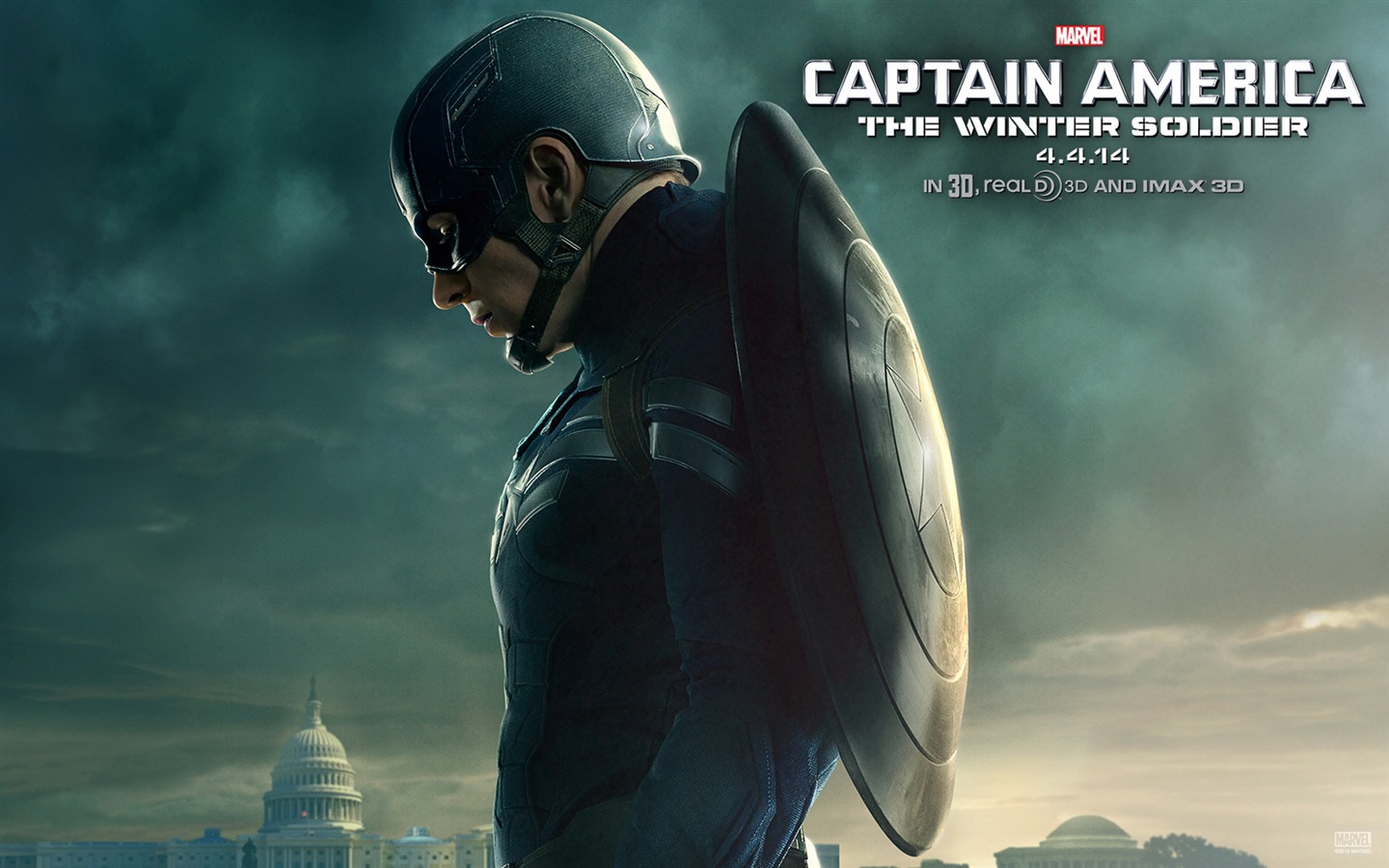 Captain America: The Winter Soldier HD tapety na plochu #7 - 1440x900