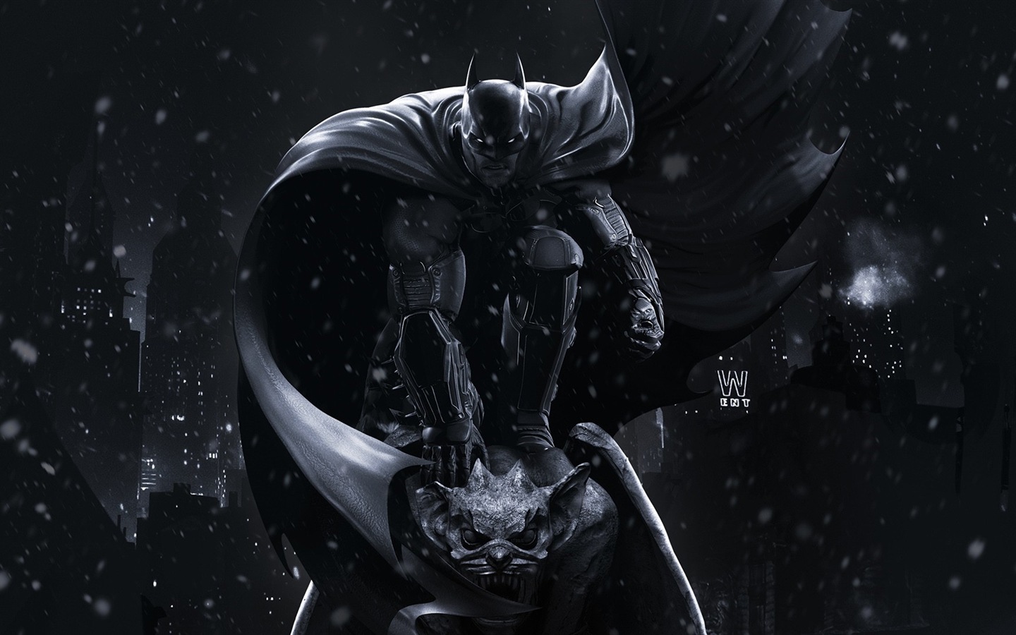 Batman: Arkham Knight 蝙蝠侠阿甘骑士 高清游戏壁纸11 - 1440x900