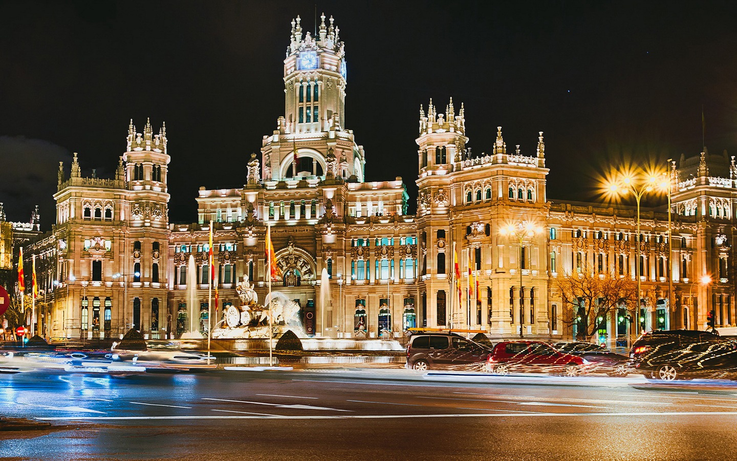 Hlavní město Španělska Madrid, městské scenérie HD Tapety na plochu #10 - 1440x900