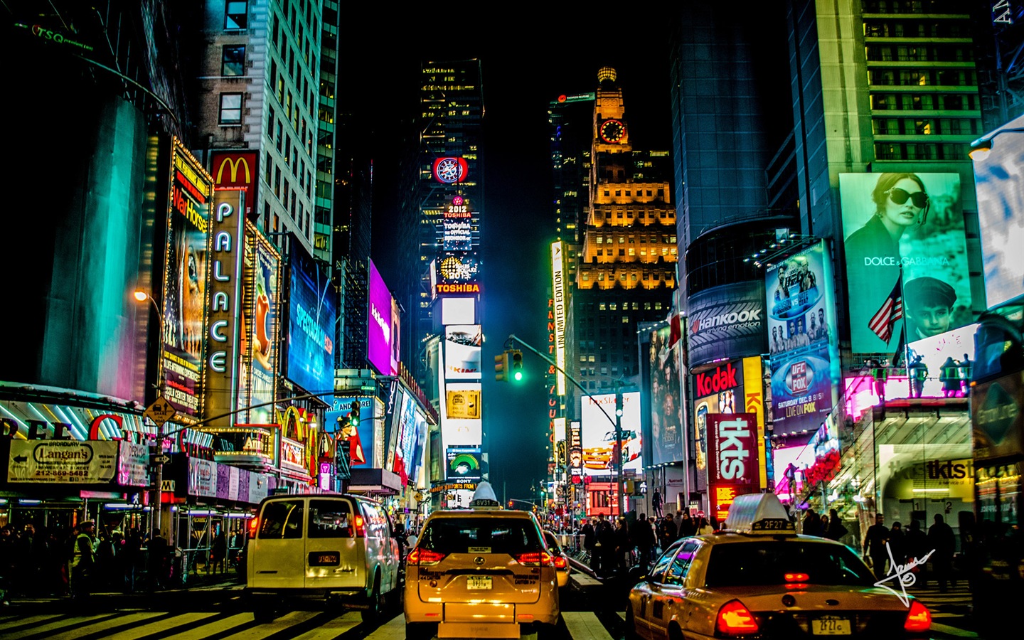 뉴욕의 도시 풍경, 마이크로 소프트 윈도우 8의 HD 배경 화면 #2 - 1440x900