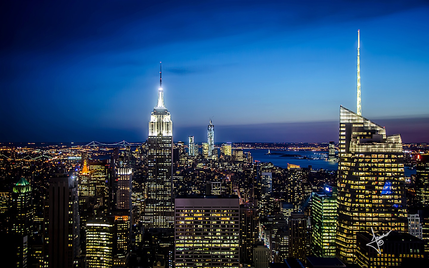뉴욕의 도시 풍경, 마이크로 소프트 윈도우 8의 HD 배경 화면 #15 - 1440x900