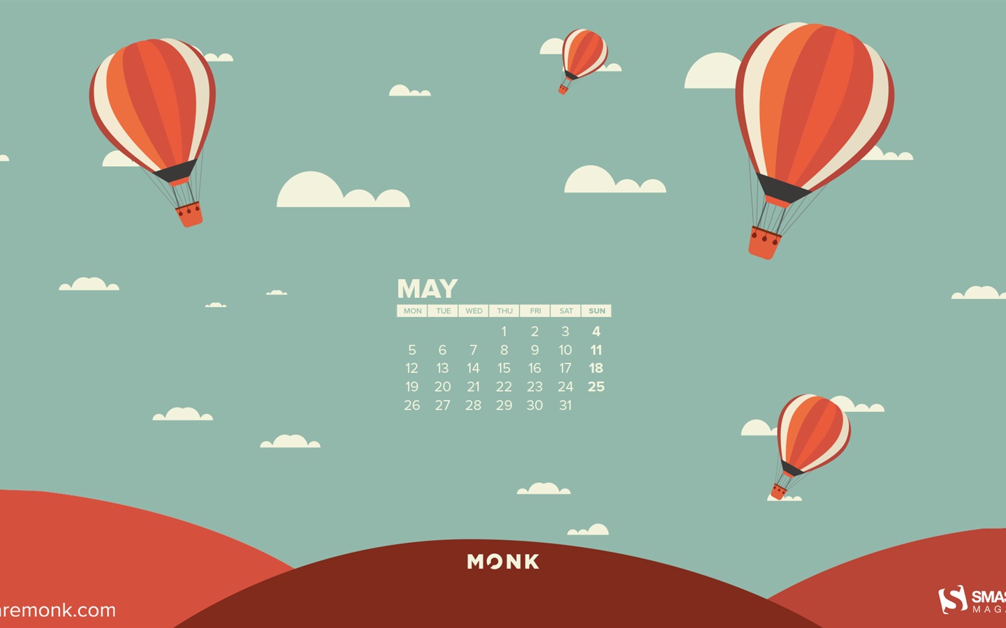 Mai 2014 Kalender Wallpaper (2) #12 - 1440x900