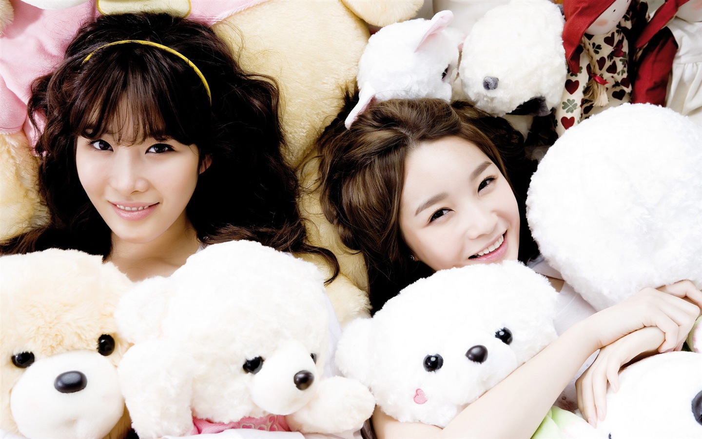 Davichi, dúo grupo de chicas de Corea, fondos de pantalla de alta definición #1 - 1440x900