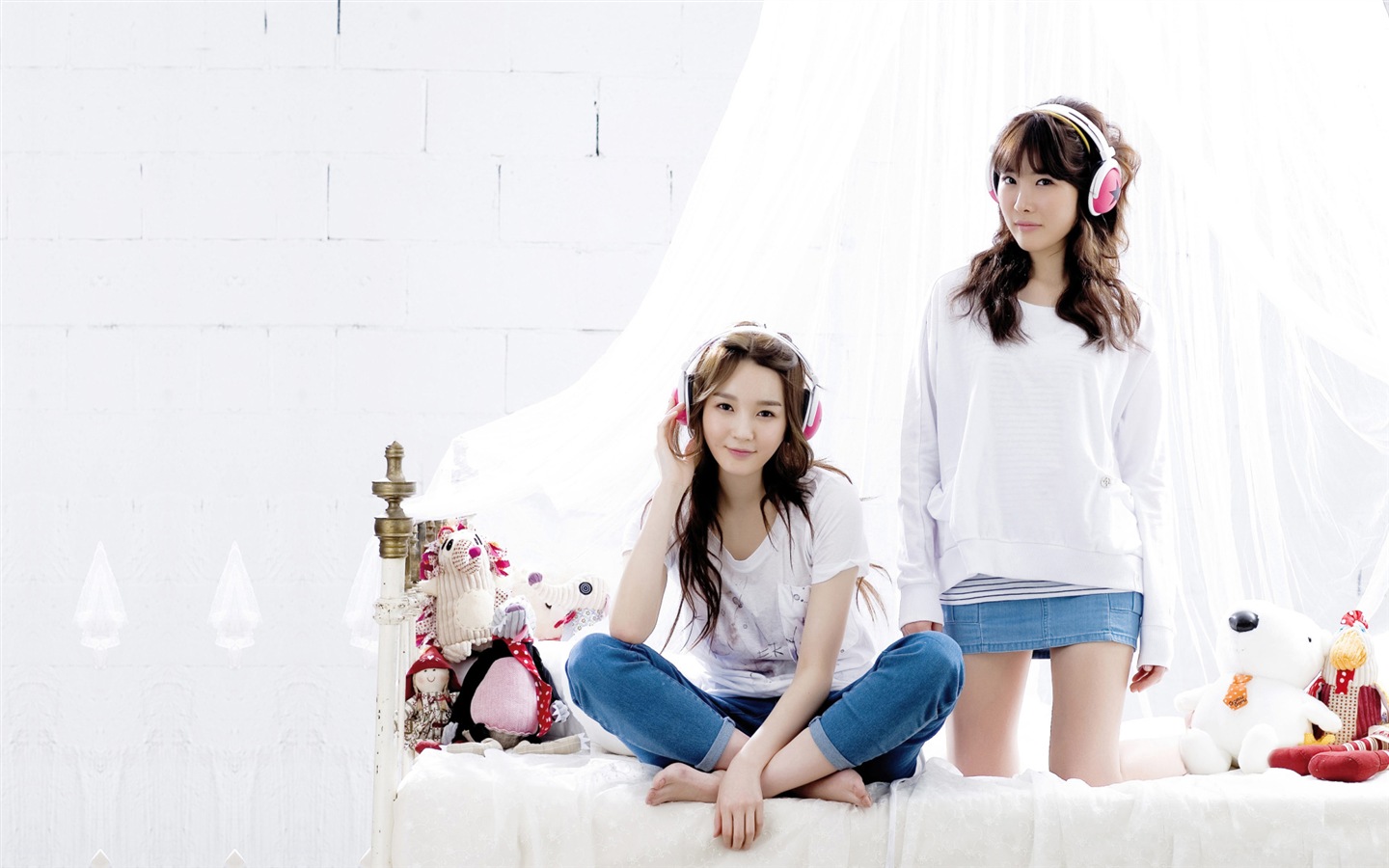 Davichi, корейский группы девушки дуэт, HD обои #5 - 1440x900