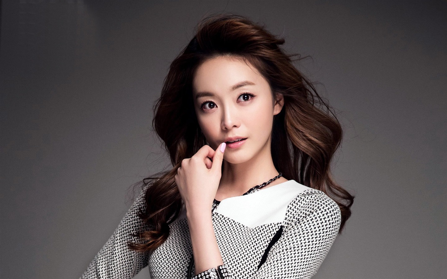 Jeon So-Min, coreano hermosa niña, fondos de pantalla de alta definición #3 - 1440x900
