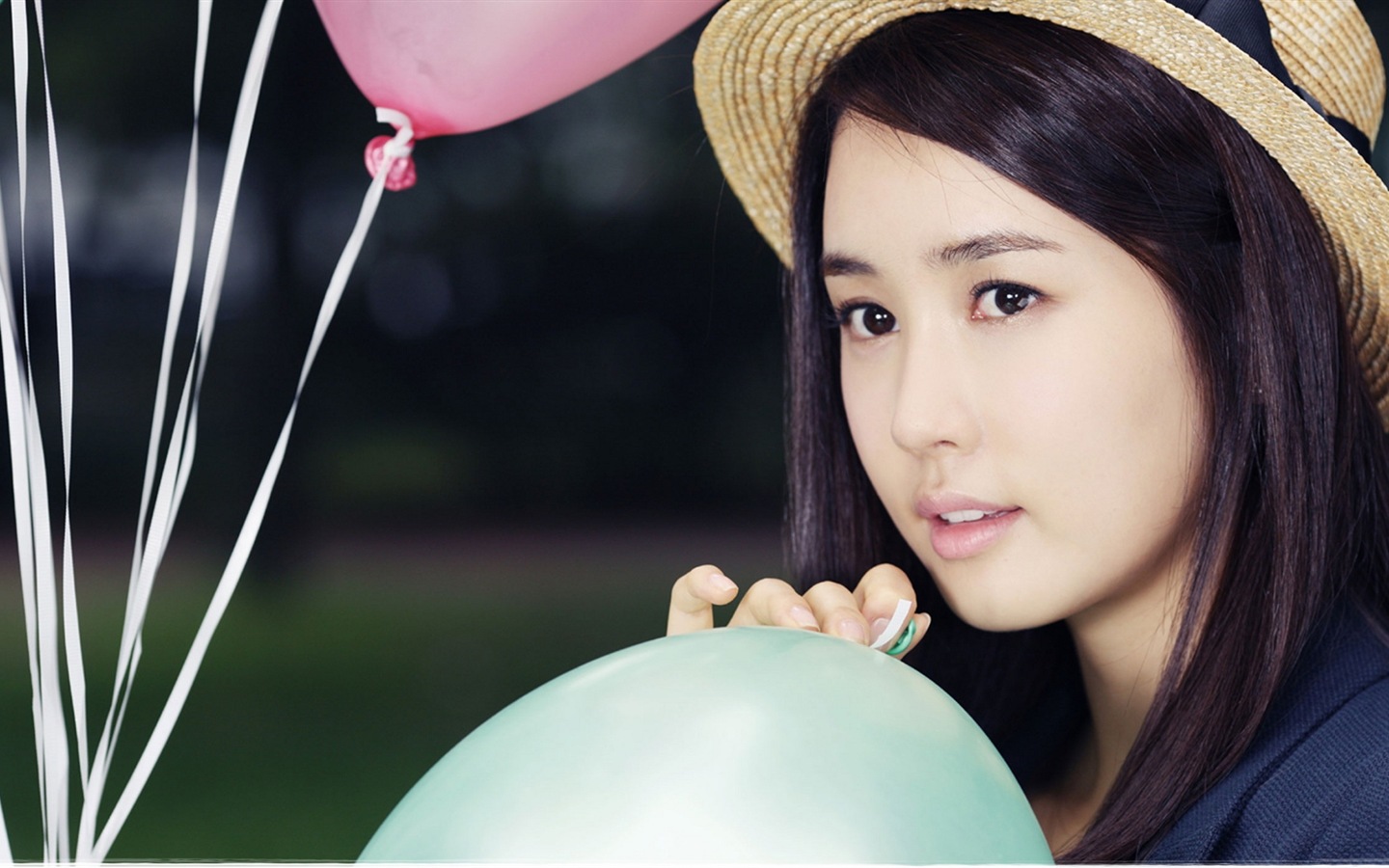 Корейский красивая девушка, Ли Да Хэ, HD обои #17 - 1440x900