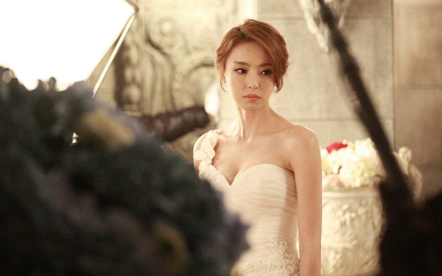 Корейский красивая девушка, Ли Да Хэ, HD обои #29 - 1440x900