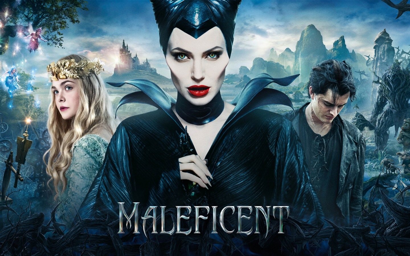 Maleficent обои 2014 HD кино #1 - 1440x900