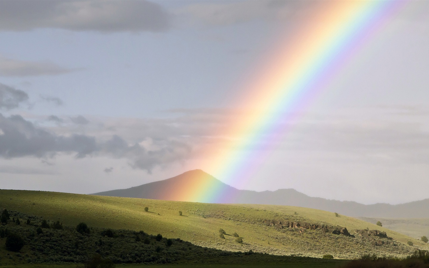 Fondos de pantalla HD paisaje rainbow Hermosas #3 - 1440x900