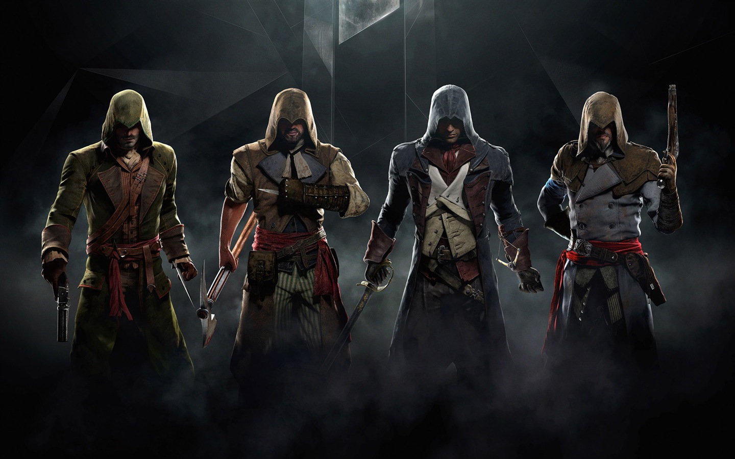 2014 Assassin 's Creed: Unité Fonds d'écran HD #1 - 1440x900