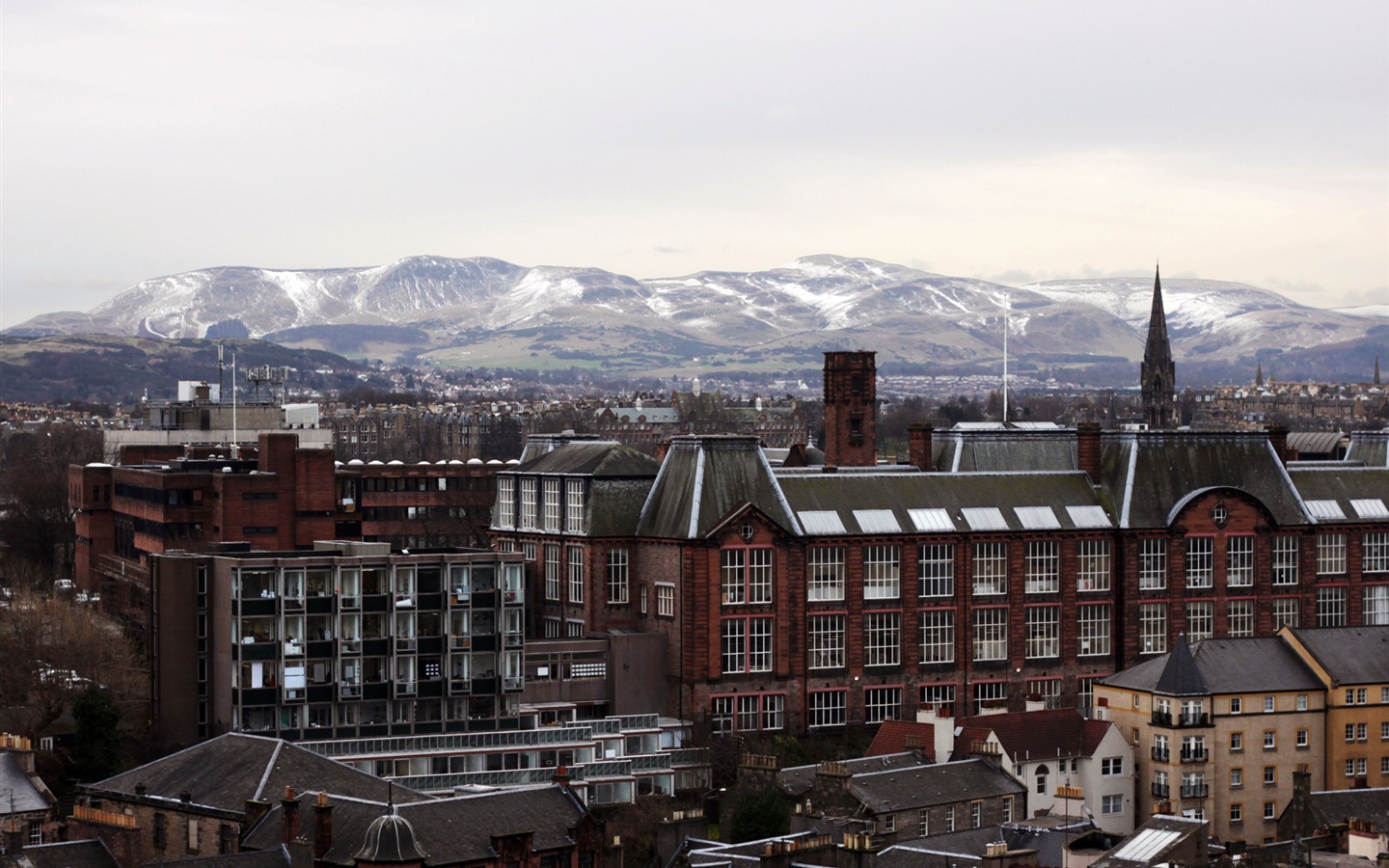 Krásné město Edinburgh, Skotsko HD Tapety na plochu #20 - 1440x900