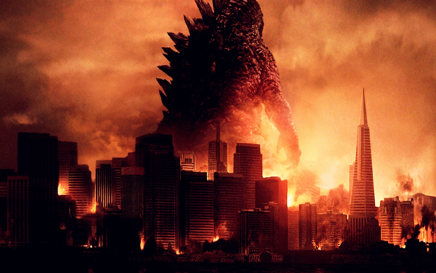 Godzilla 2014 film de fonds d'écran HD #1 - 1440x900