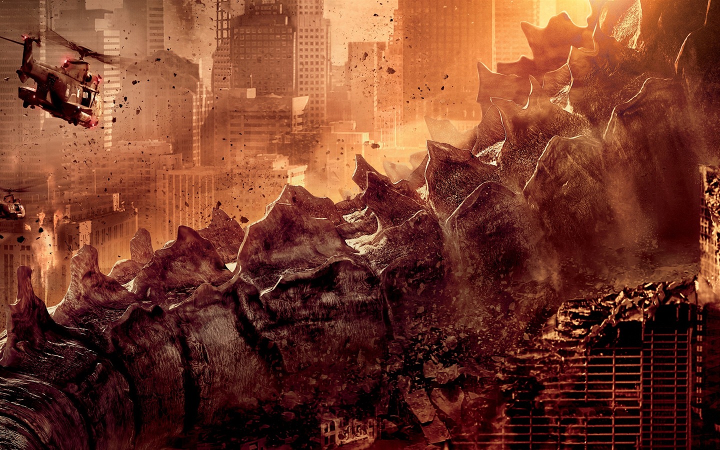 Godzilla 2014 film de fonds d'écran HD #3 - 1440x900