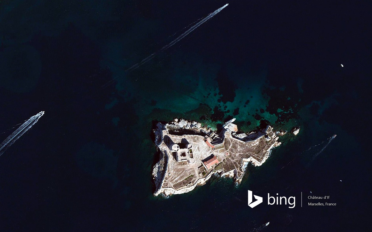 Microsoft Bing HD Wallpapers: Luftaufnahme von Europa #16 - 1440x900