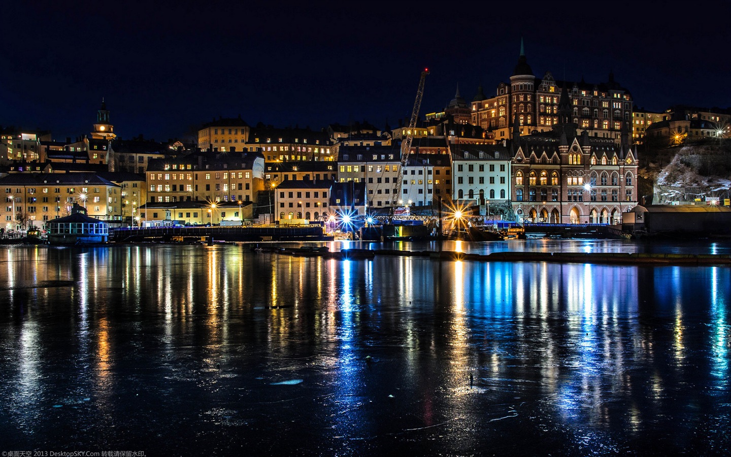 Stockholm, Švédsko, město krajina tapety #19 - 1440x900