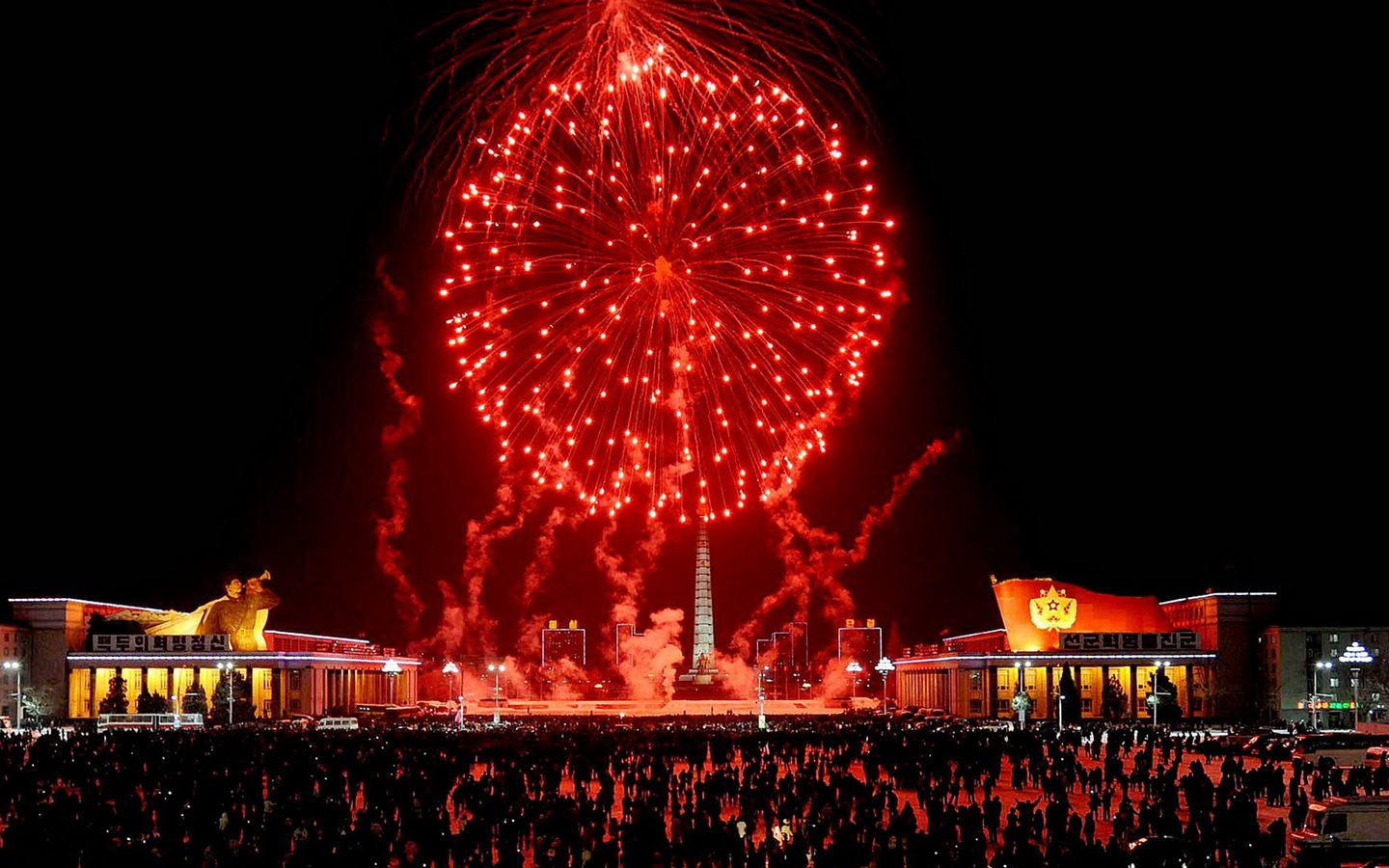 Die Schönheit des Nachthimmels, Feuerwerk schöne Hintergrundbilder #6 - 1440x900