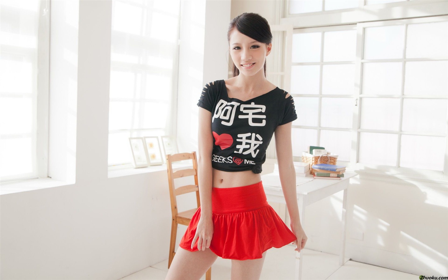 台湾の女の子屋内SunnyLin HDの壁紙 #5 - 1440x900