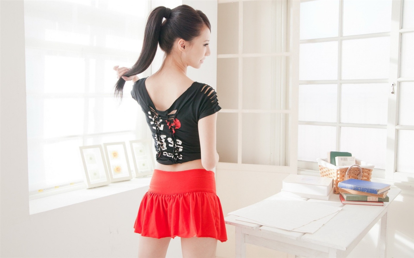 Тайвань девушки в помещении обои SunnyLin HD #12 - 1440x900