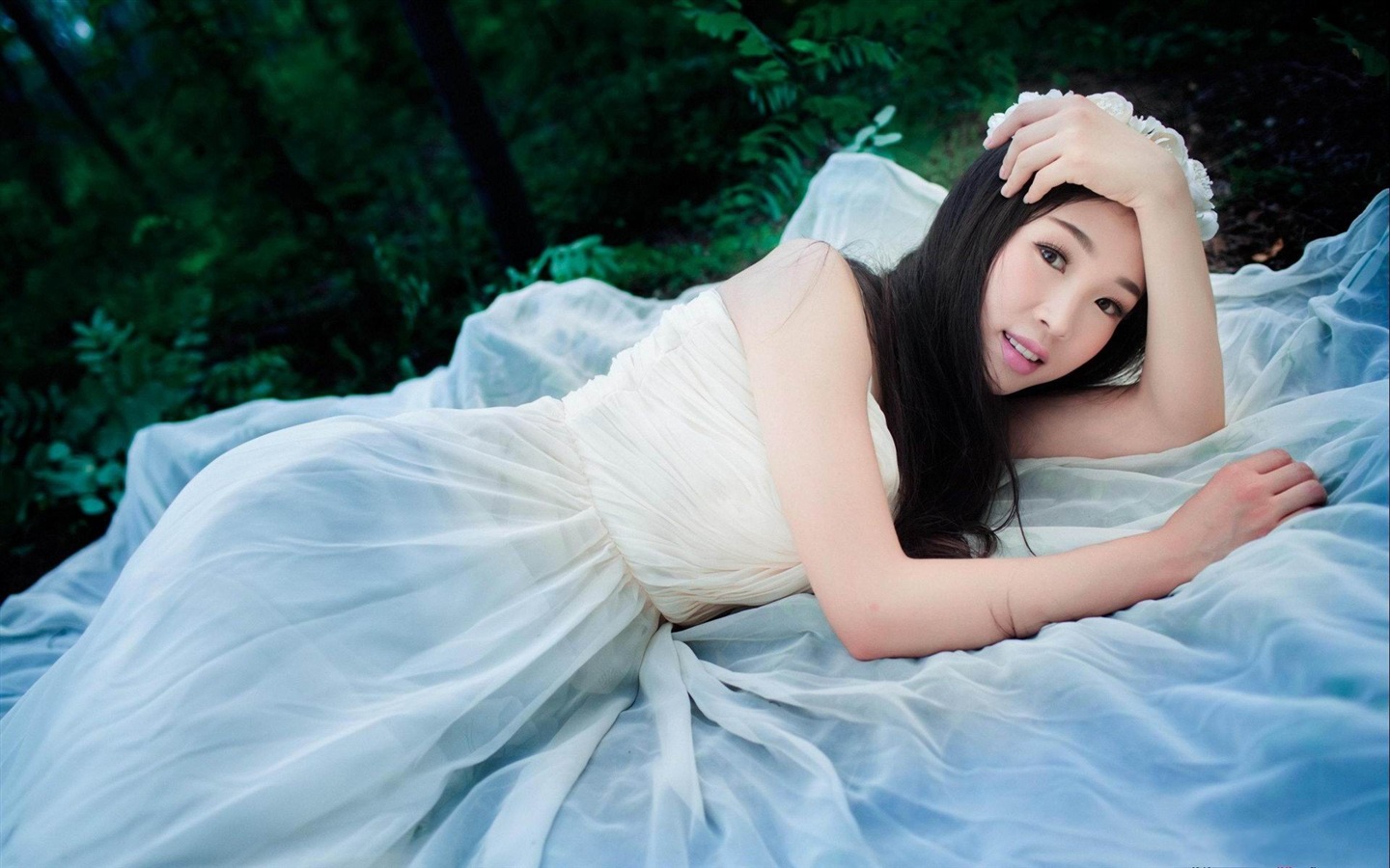 순수하고 사랑스러운 아시아 여자의 HD 배경 화면 #6 - 1440x900