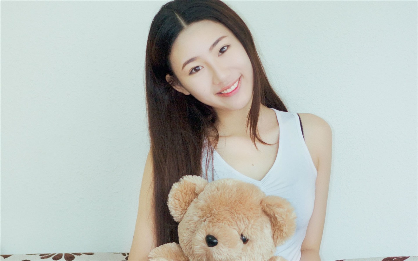 순수하고 사랑스러운 아시아 여자의 HD 배경 화면 #17 - 1440x900