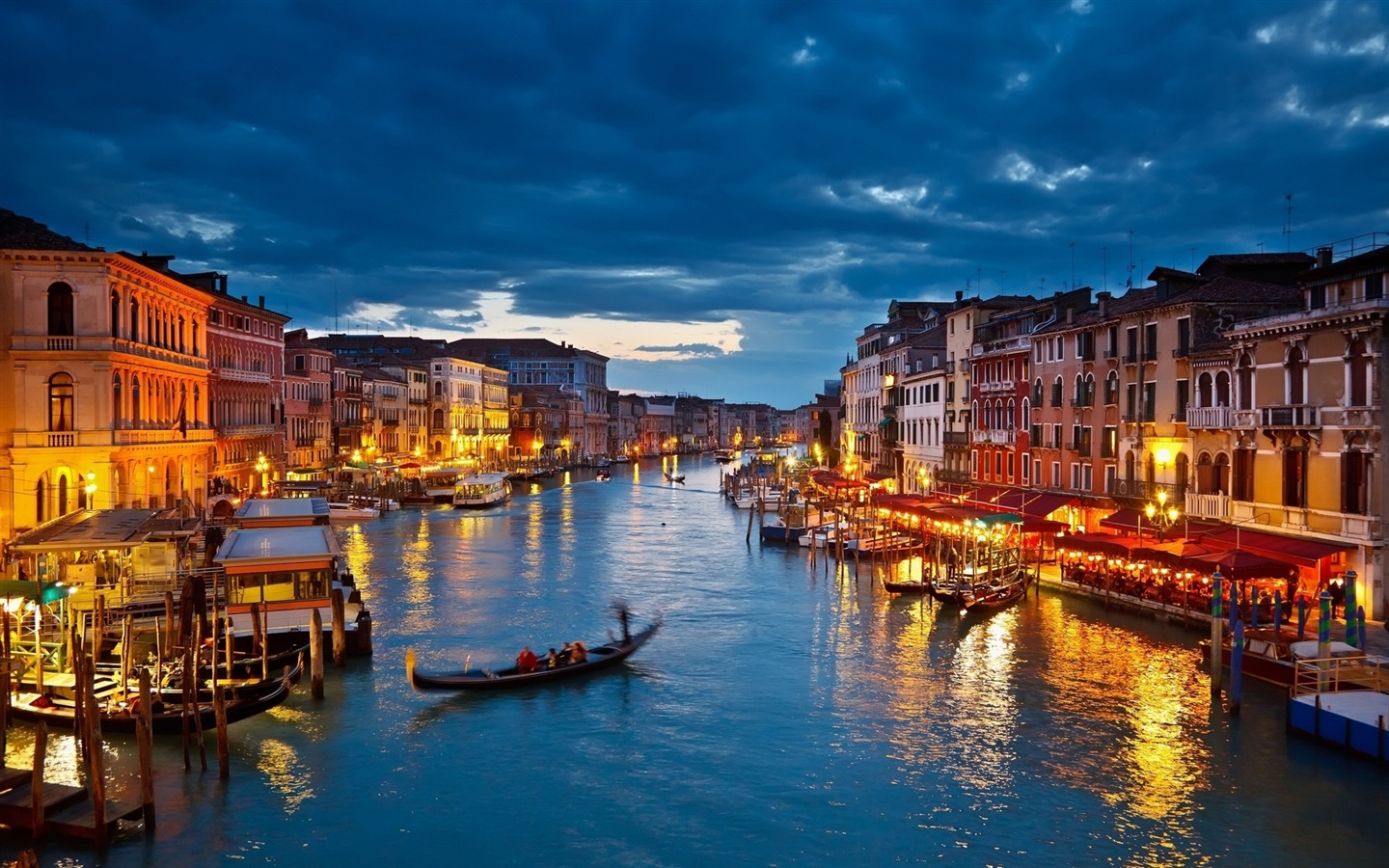 Krásné Watertown, Venice HD tapety na plochu #6 - 1440x900