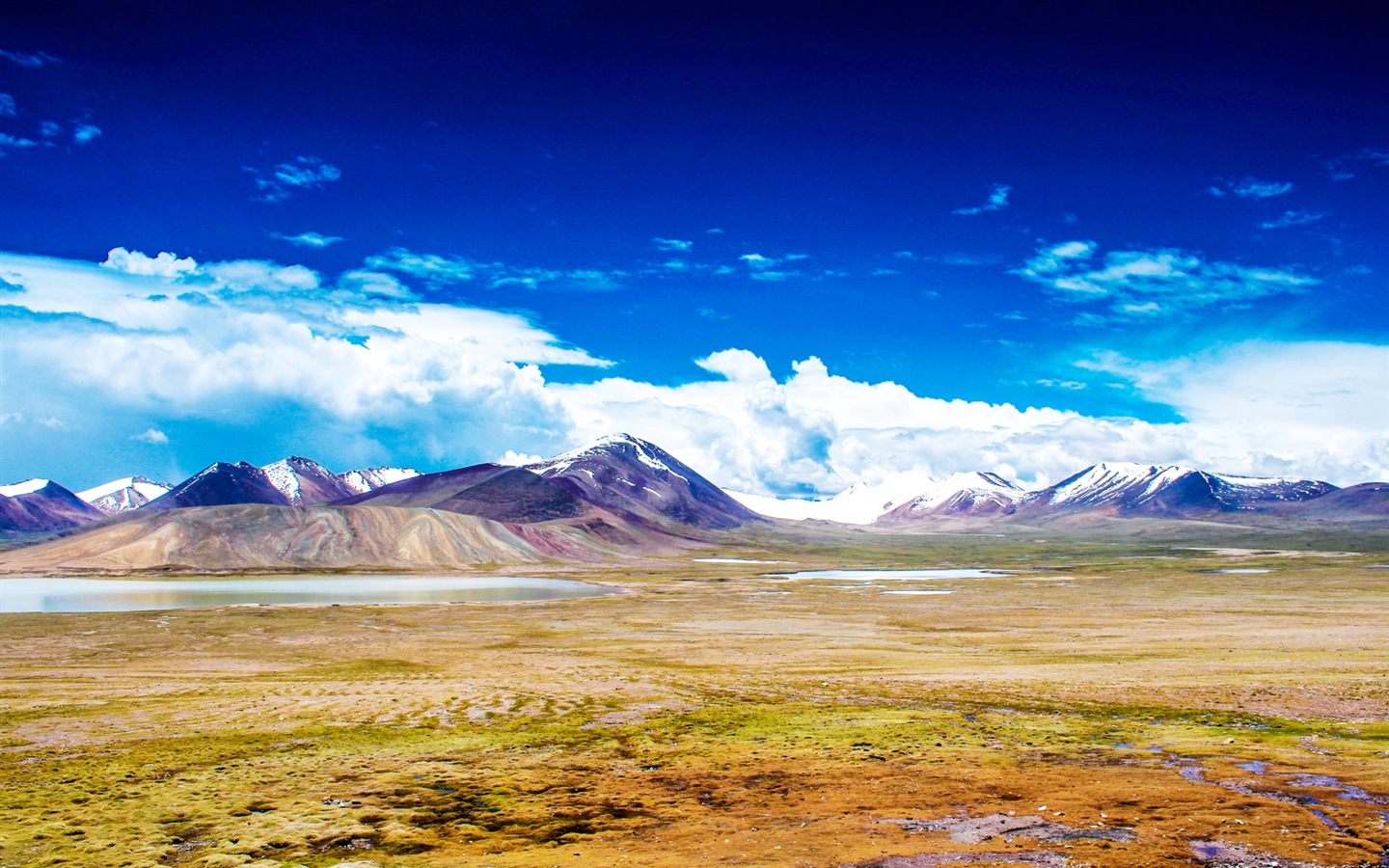 Цинхай плато красивые пейзажи обои #1 - 1440x900