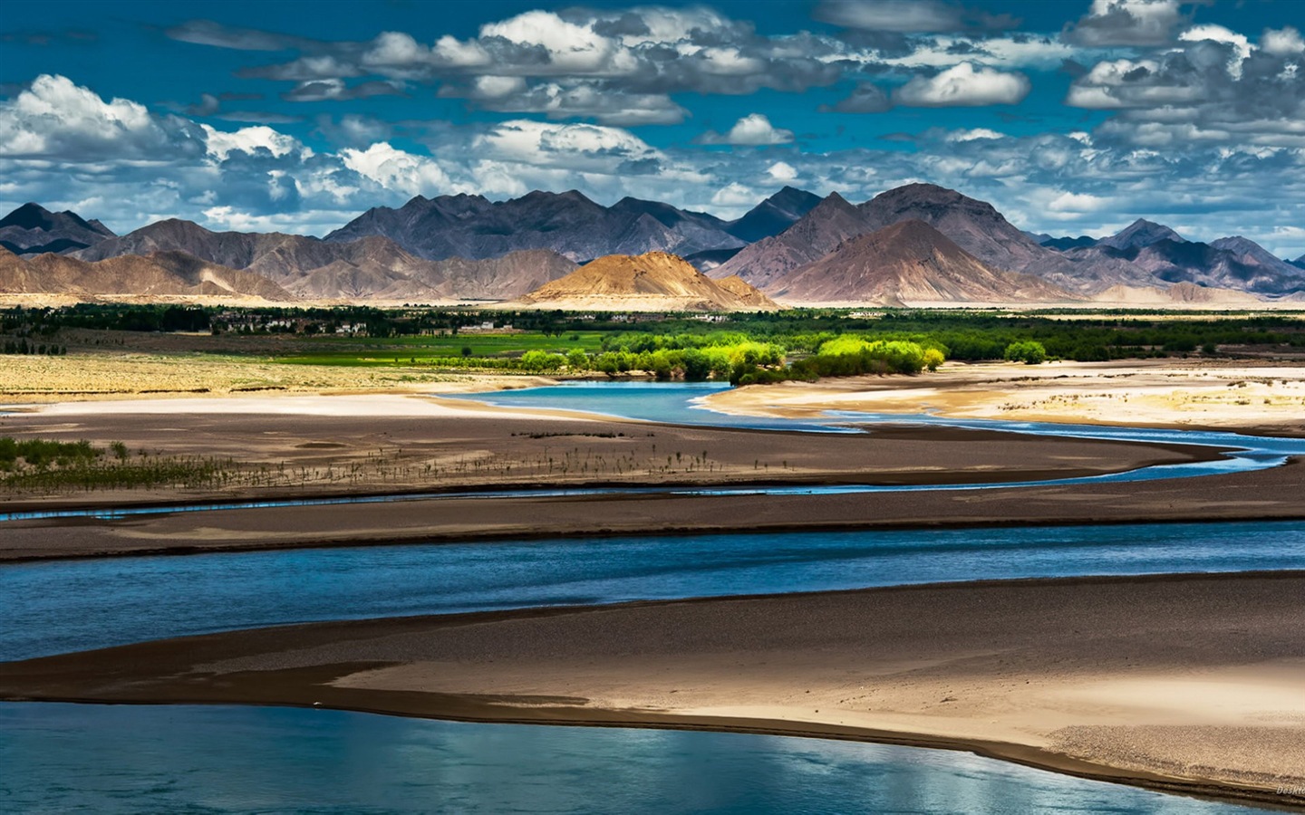 Qinghai Plateau krásné scenérie tapety #3 - 1440x900