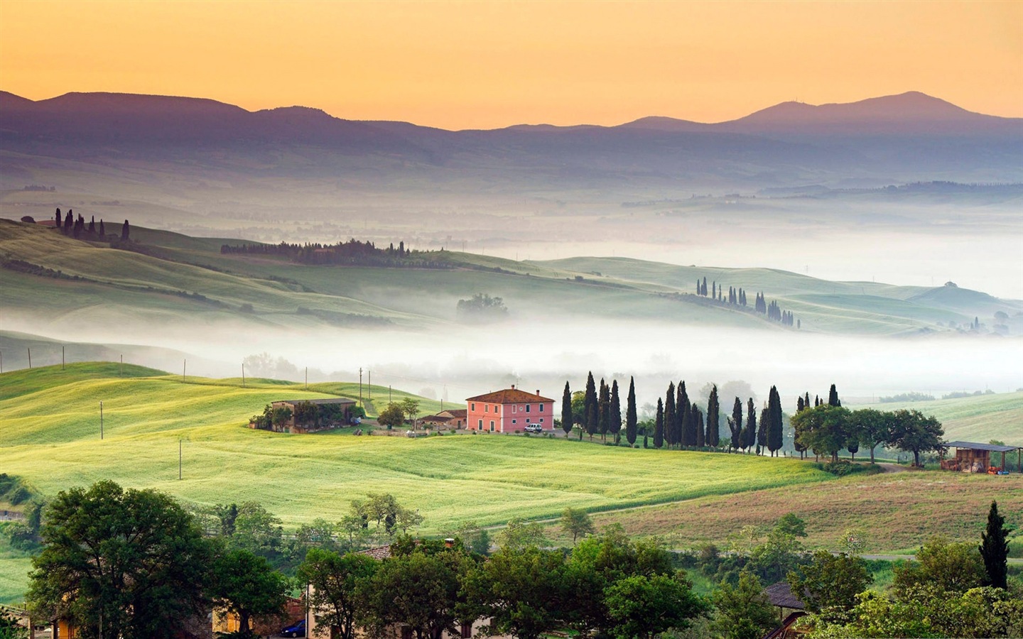 Итальянский естественная красота пейзажа HD обои #10 - 1440x900
