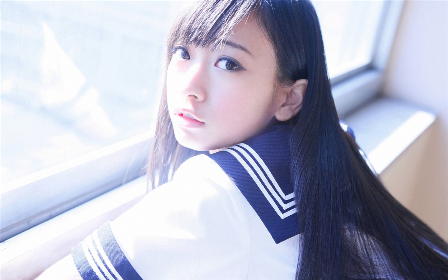 일본어 십대 소녀 HD 배경 화면 #6 - 1440x900