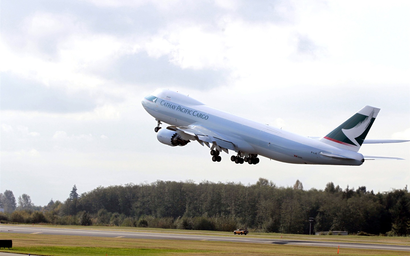 Boeing 747 avions de ligne fonds d'écran HD #3 - 1440x900