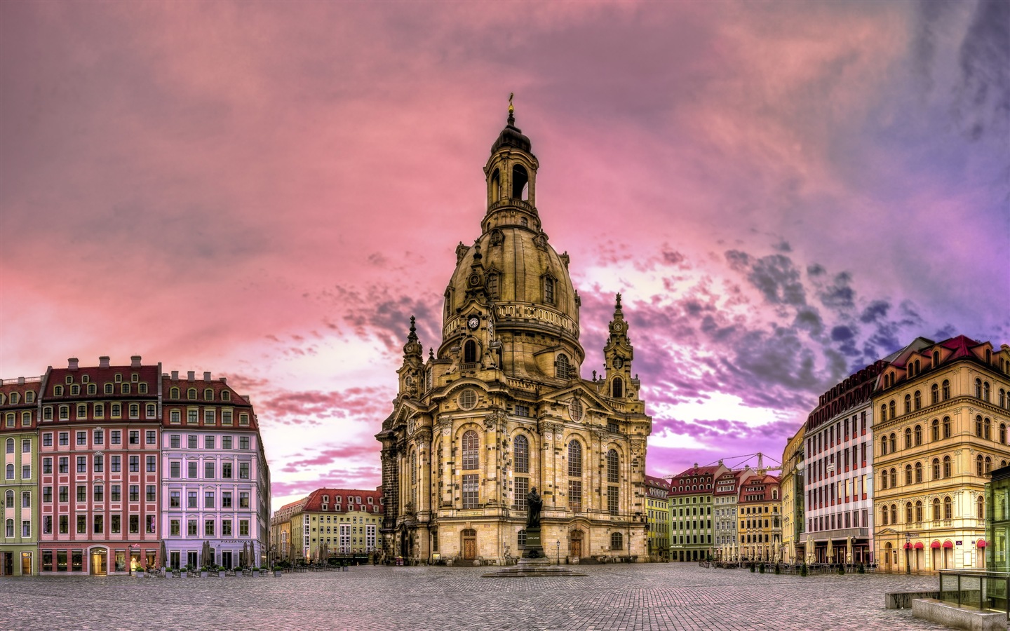 독일 드레스덴 도시 풍경의 HD 배경 화면 #1 - 1440x900
