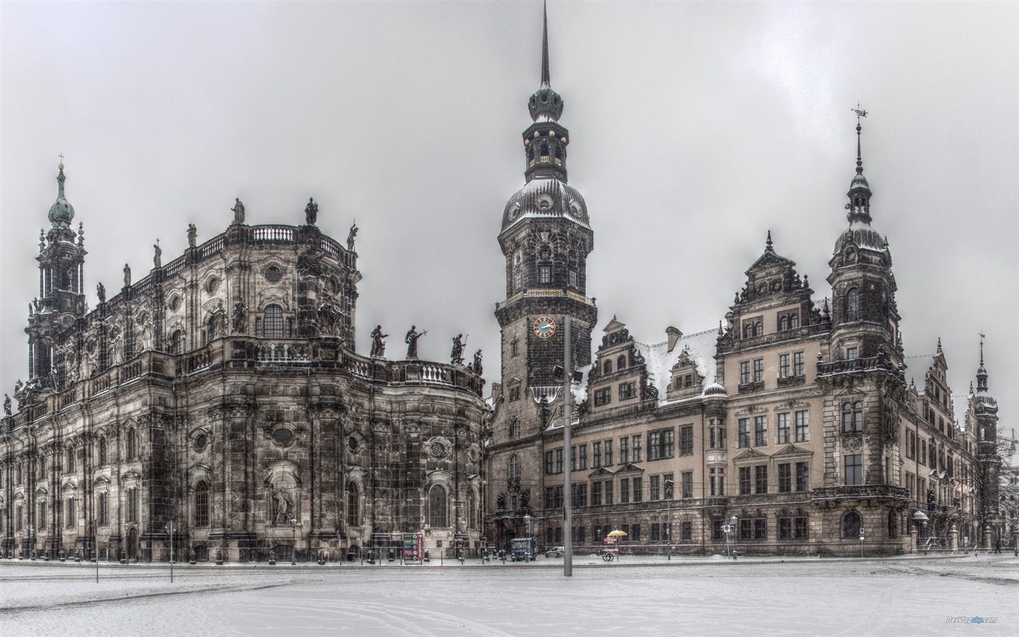 Německo Drážďany město krajina HD tapety na plochu #10 - 1440x900