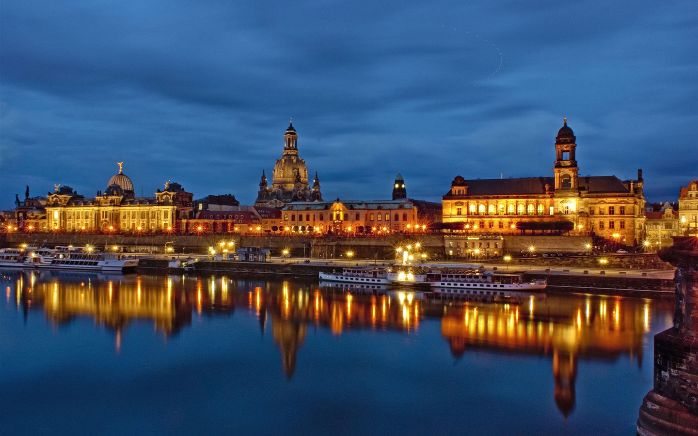 Alemania Dresden fondos de pantalla HD paisaje de la ciudad #15 - 1440x900