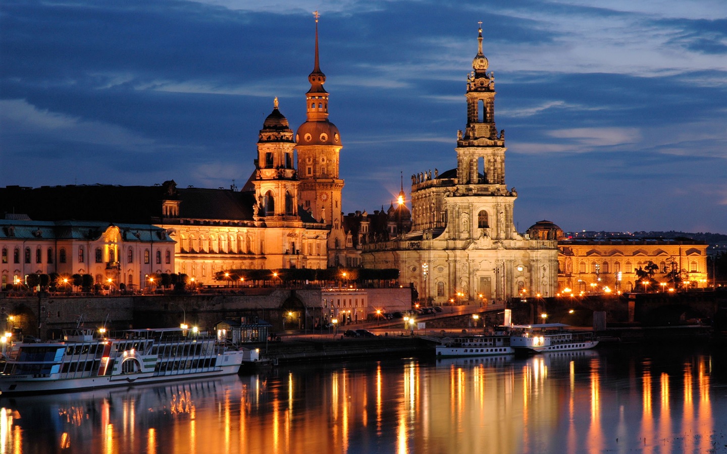 HD обои городской пейзаж Германия Дрезден #20 - 1440x900