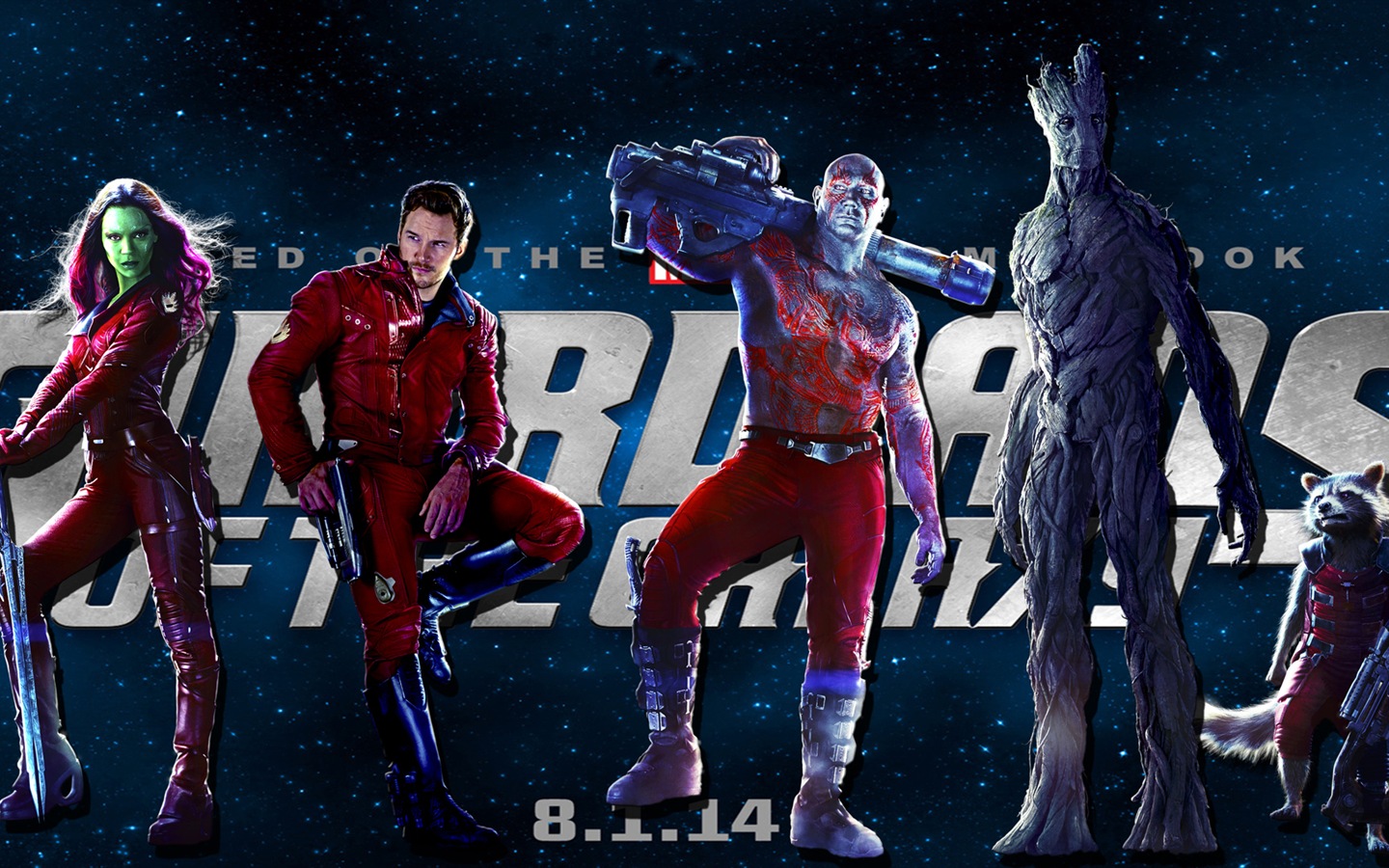 Guardianes de la Galaxia 2014 fondos de pantalla de películas de alta definición #3 - 1440x900