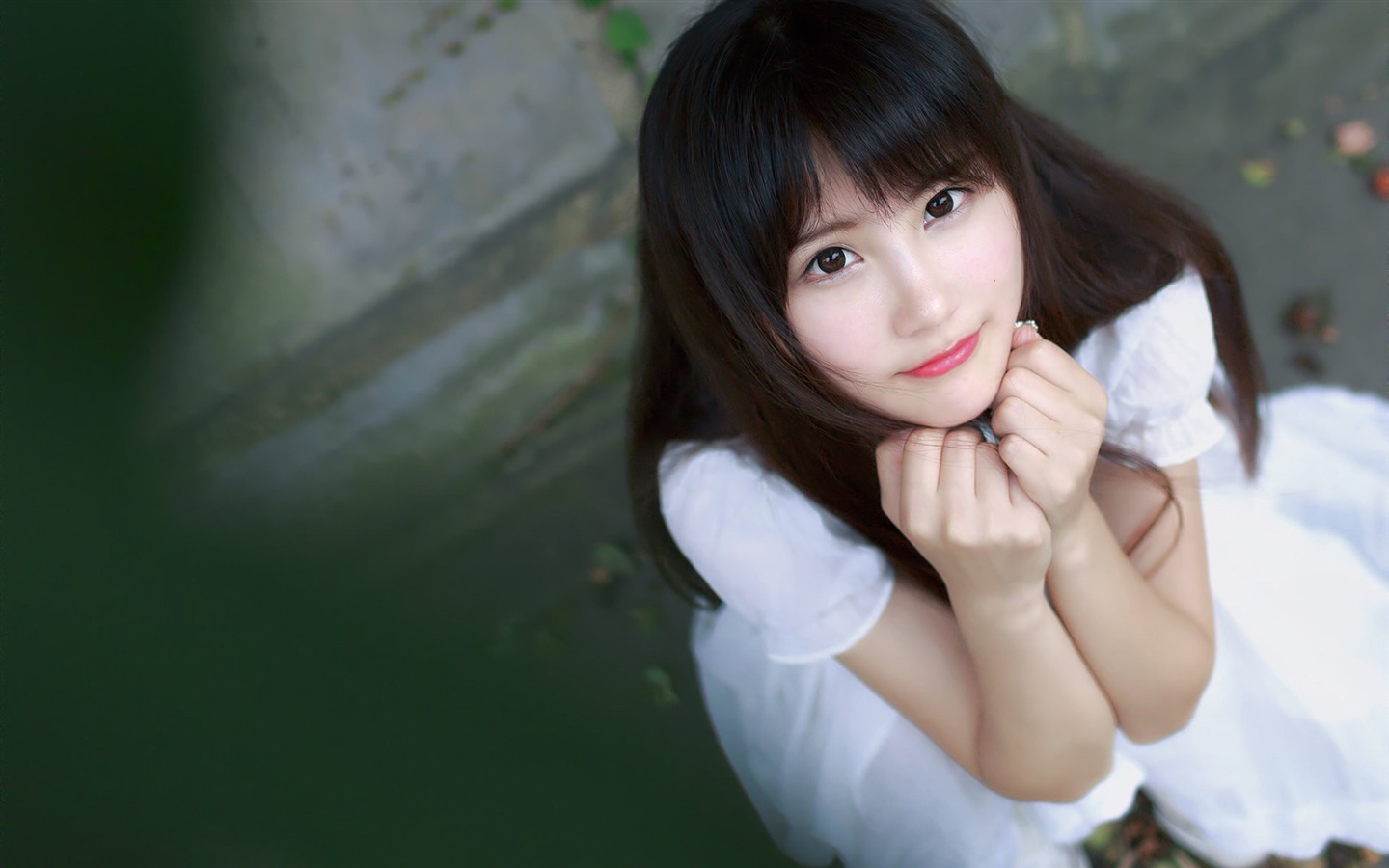 순수 매혹적인 동양 여자의 HD 월페이퍼 #8 - 1440x900