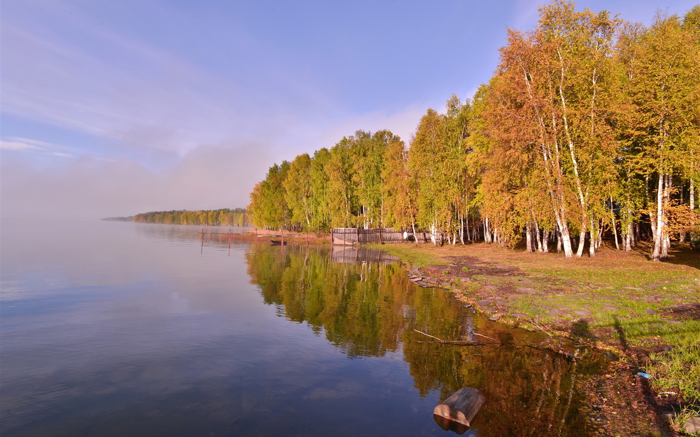 Озеро Байкал в России, декорации HD обои #9 - 1440x900