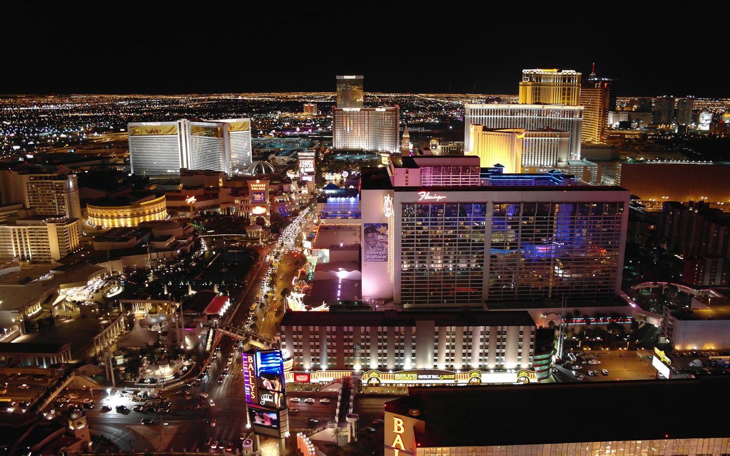 Hermosa noche en fondos de pantalla de alta definición de Las Vegas #19 - 1440x900